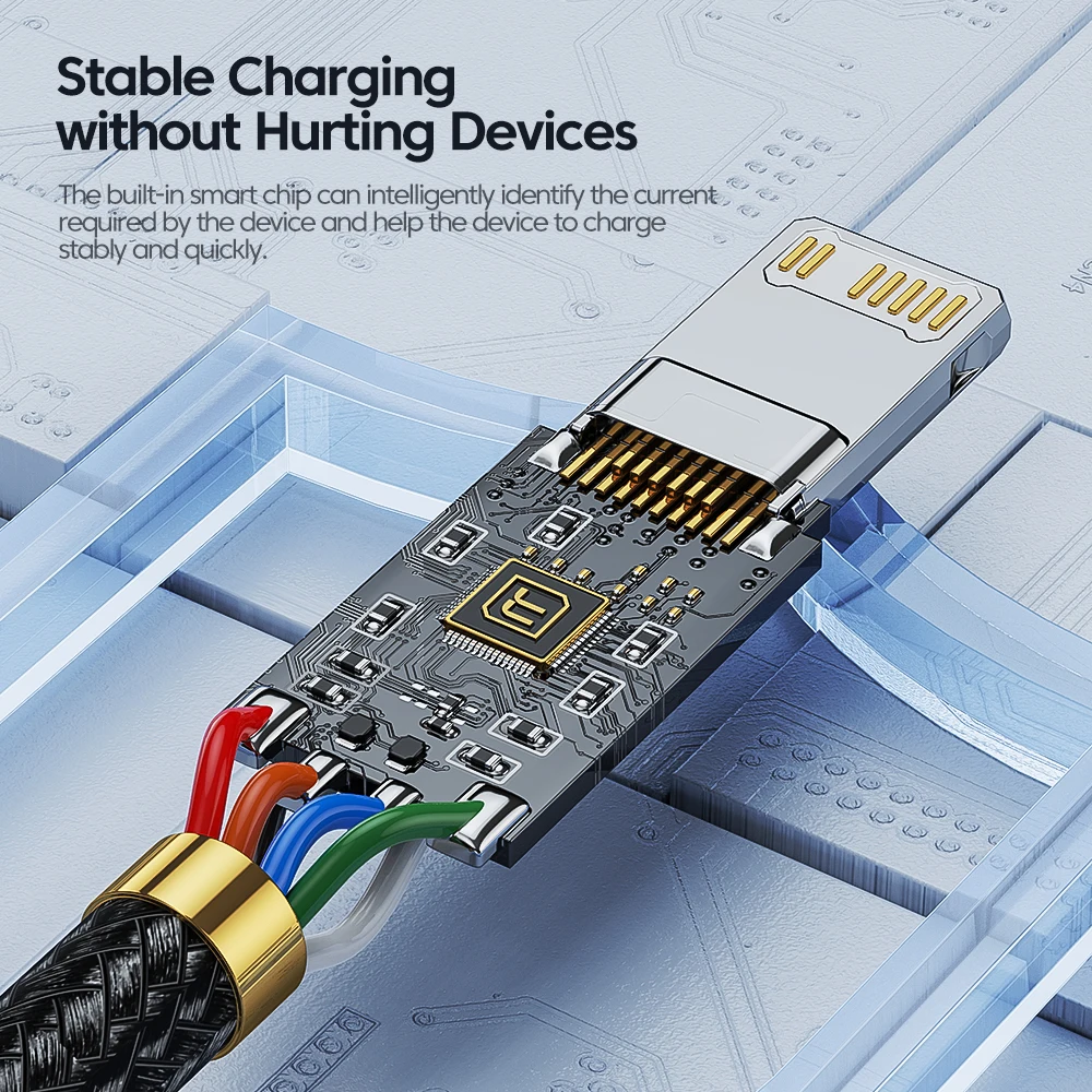 รูปสินค้า สายชาร์จ USB-C ชาร์จเร็ว สำหรับ iPhone & iPad
