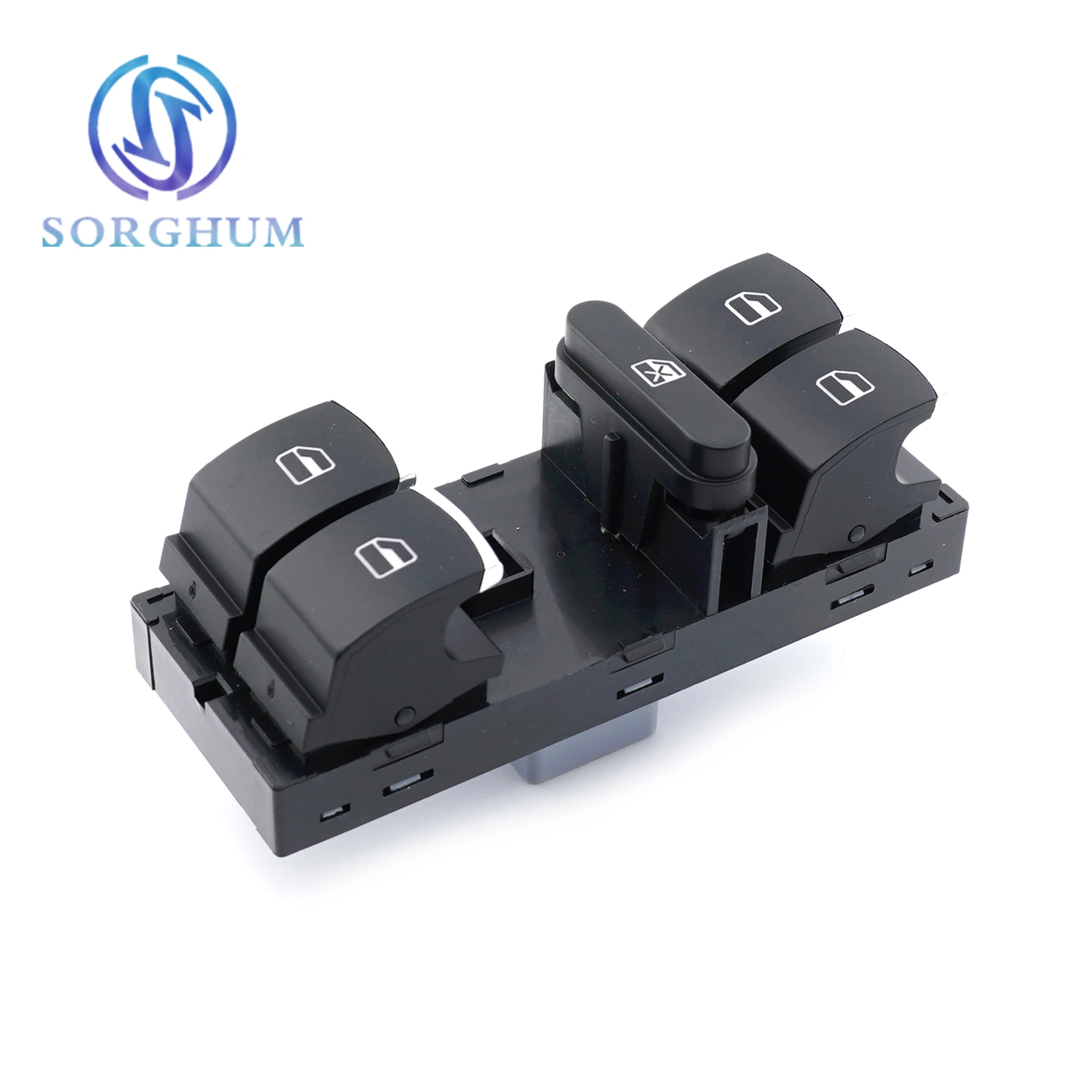 5. 959857 Power Fenster Master Control Schalter Taste Für VW Jetta Tiguan Golf GTI MK5 MK6 Passat B6 CC Seat Leon MK2 5K 0959855