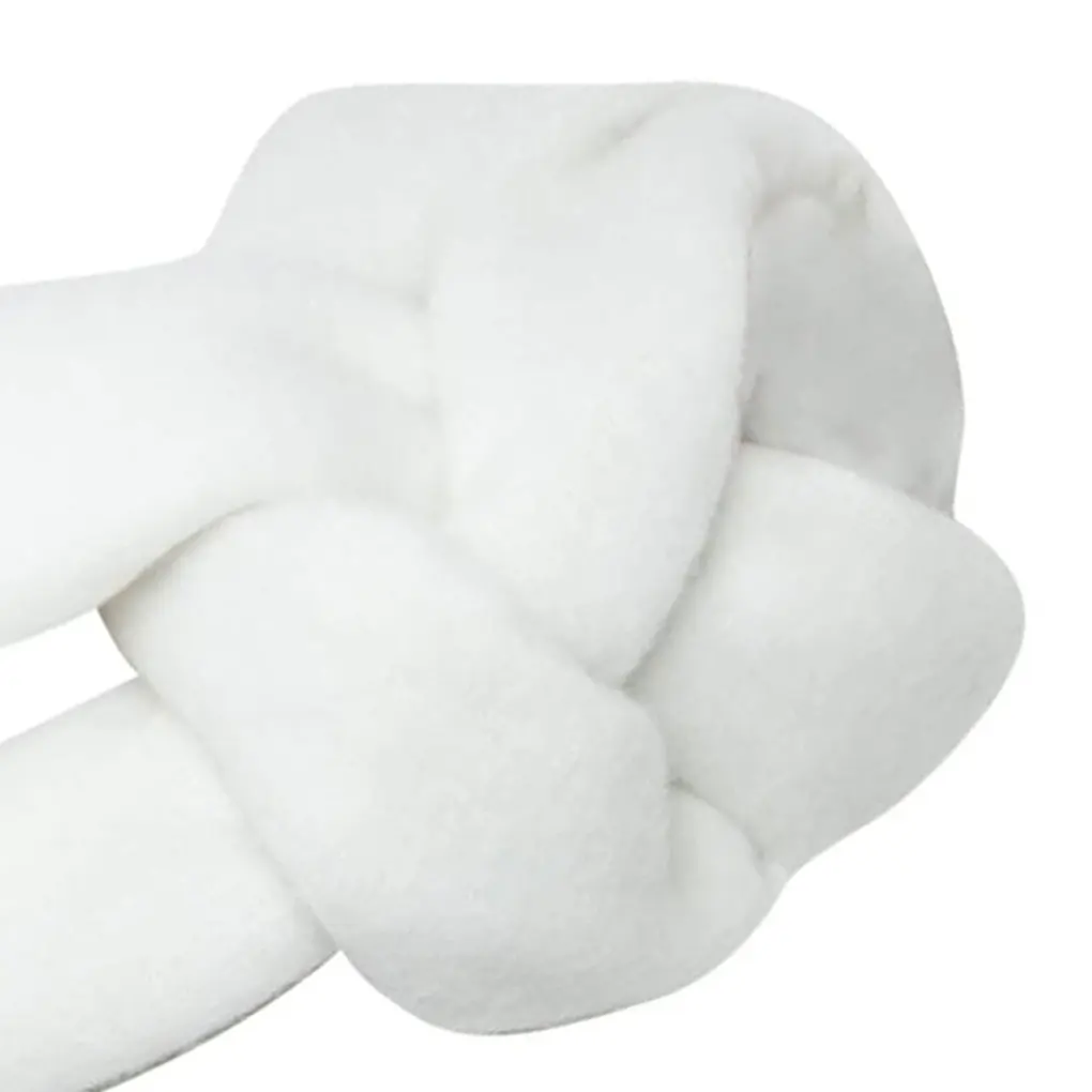 Solid Thickened Large Scarf Girls Winter New Korean Sle Winter Student All-Match Shawl Scarf White Women 6