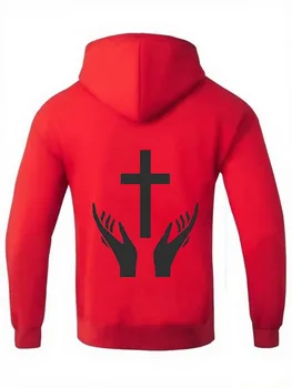 عالية الجودة أزياء الصليب طباعة سستة هوديي عارضة فضفاض الرجعية الرياضية مريحة فضفاضة تناسب زمم هوديي 2