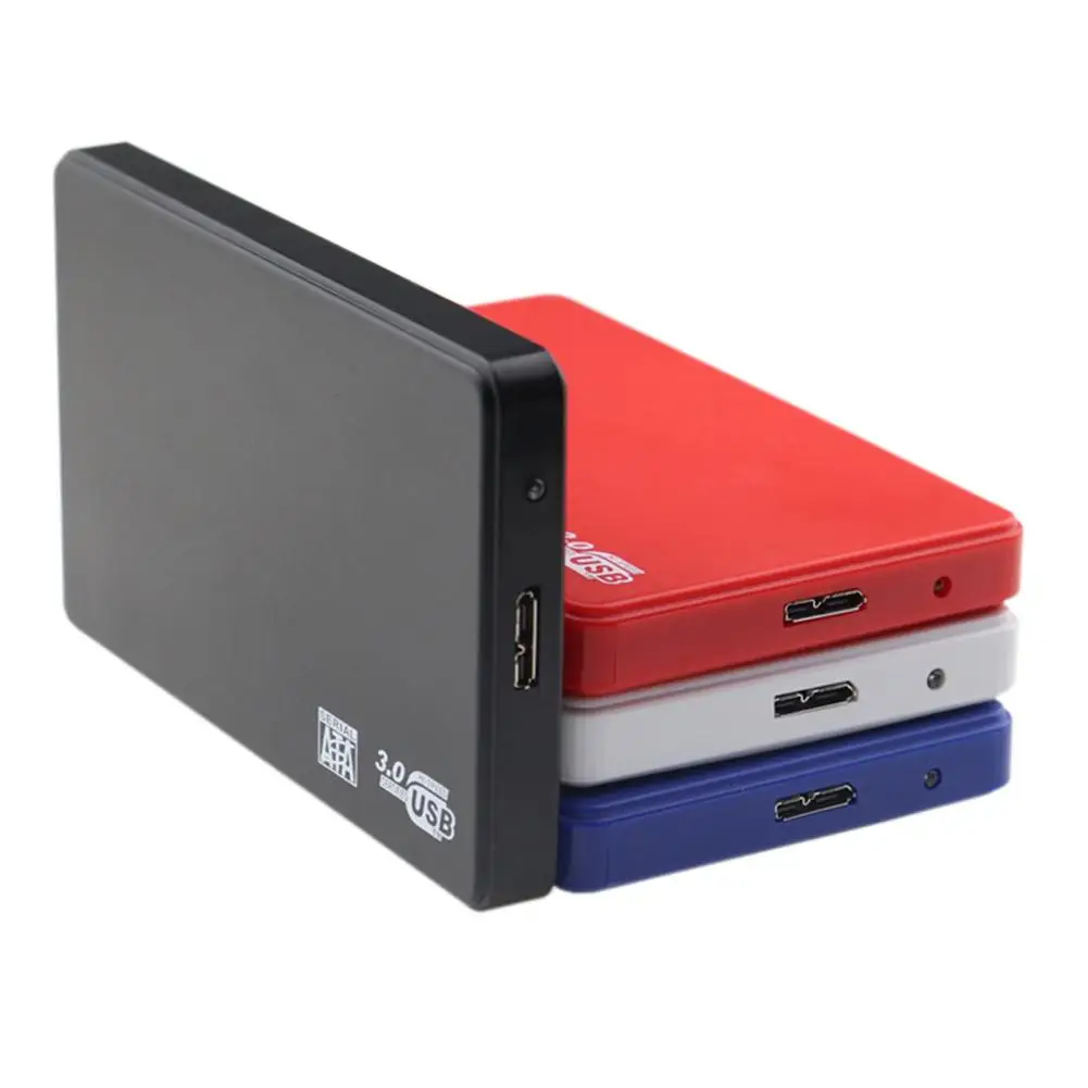 Caixa de Disco Rígido Externo Portátil, Caixa de Disco Rígido, Sem Ferramentas, SATA, HDD, SSD, PC, Laptop, USB 3.0, 5Gbps, 2.5