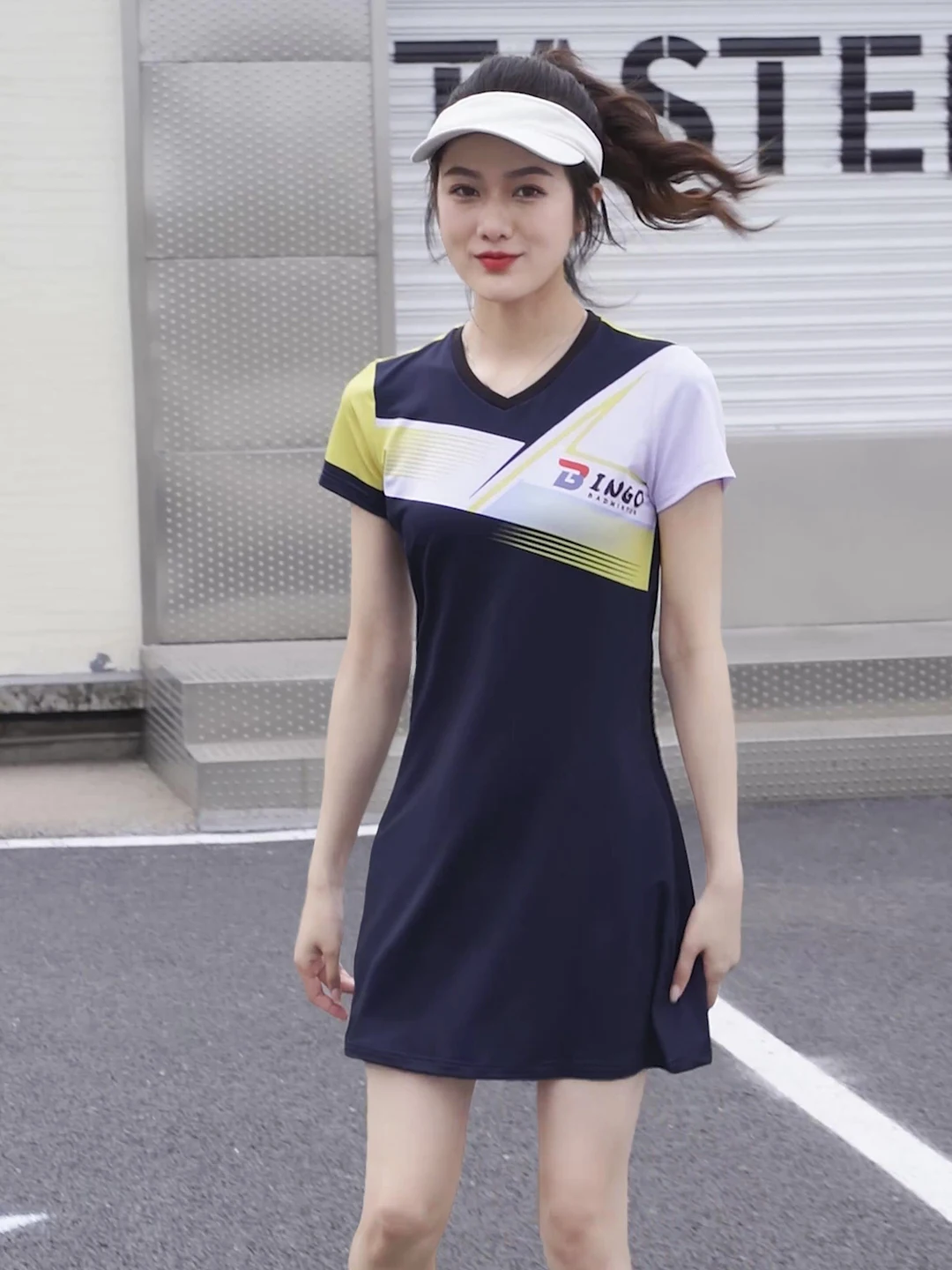 New Fashion Tennis Dress for Women Short Sleeve Outdoor Badminton Golf Clothes Quick Dry Breathable Gym Female Sportswear
