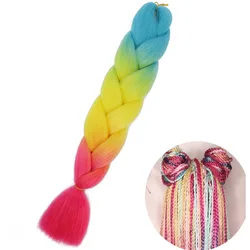 Ombre Jumbo Braiding Hair Extensions - 24 Synthetic Yaki - 24inches (ZITONG-C54)
