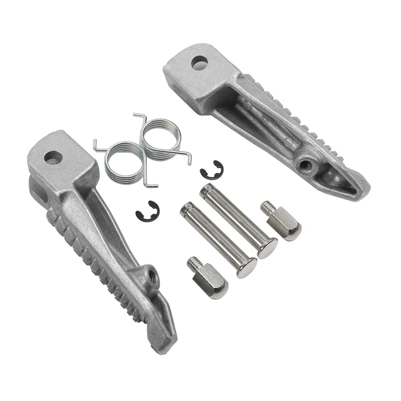 Front Driver Footpegs Footrest For Kawasaki Ninja 400-Z400-ZX-4RR ZX-4R-Z7 Hybrid