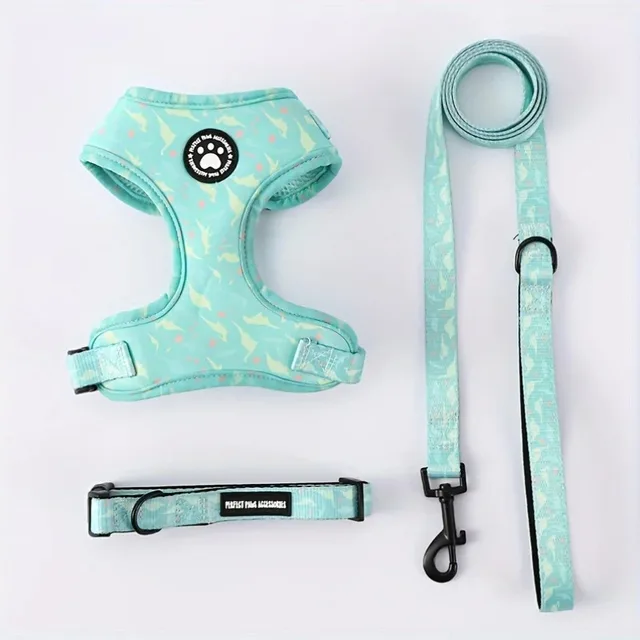 Harness for Cats Collar, Harness, Leash Accessories Pets Goods Kitten Pet Products Things Breast-band Supplies Kittens 3
