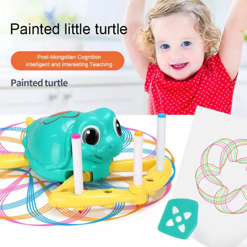 Children Intelligent Painting Little Turtle