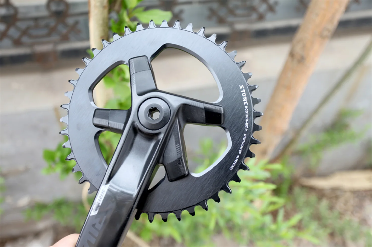 Stone Round Chainring 107BCD for Sram Rival Crankset 107 Bcd Road Bike ...