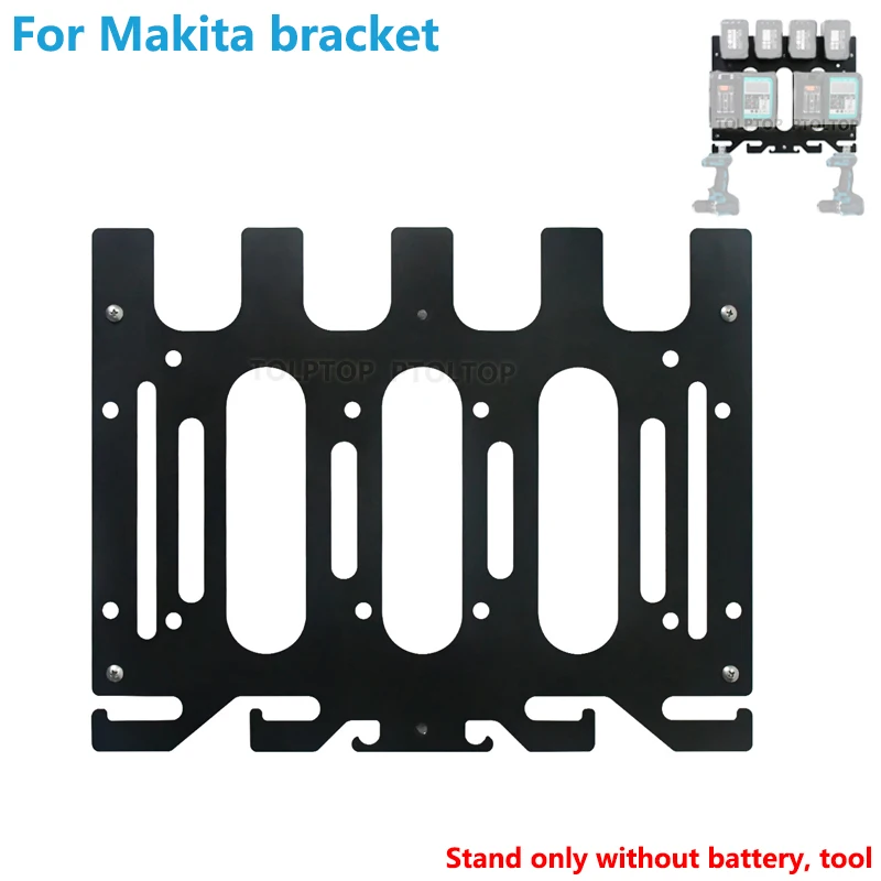 BTRUI Lot De 5 Supports Muraux Pour Batterie Makita 18 V/14,4 V Et Outils 2 En 1, Porte-outils, Clip De Batterie, Support De Batterie