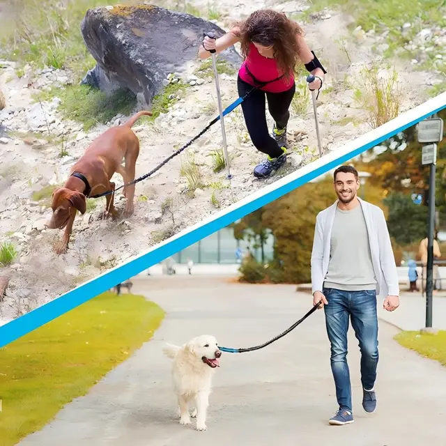 Reflective Retractable Dog Leash 2