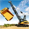 Huina 572 1:14 Rc Truck 15Ch Rc Crane Alloy Cars Trucks Large Crane Engineering Car 2.4Ghz Remote Controlled Car Toys for Boys 2