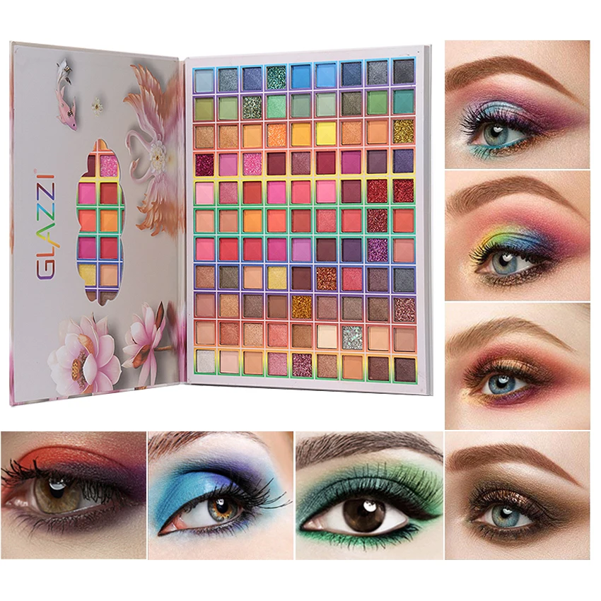  Rechoo 99 Colors Eyeshadow Palette, Rainbow Colors