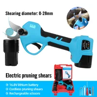 Electric Scissors Pruning Shears Grass Cutter Garden Pruner Farming Tools Pruning Scissors Plants Tools With 2 Batteries SW8604 2
