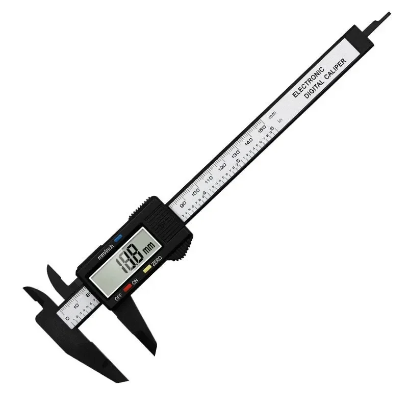Digital Vernier Caliper 150Mm Plastic Measuring Tool With Lcd Display For Students Mini Text Play Ruler 1Pc Precision Instrument