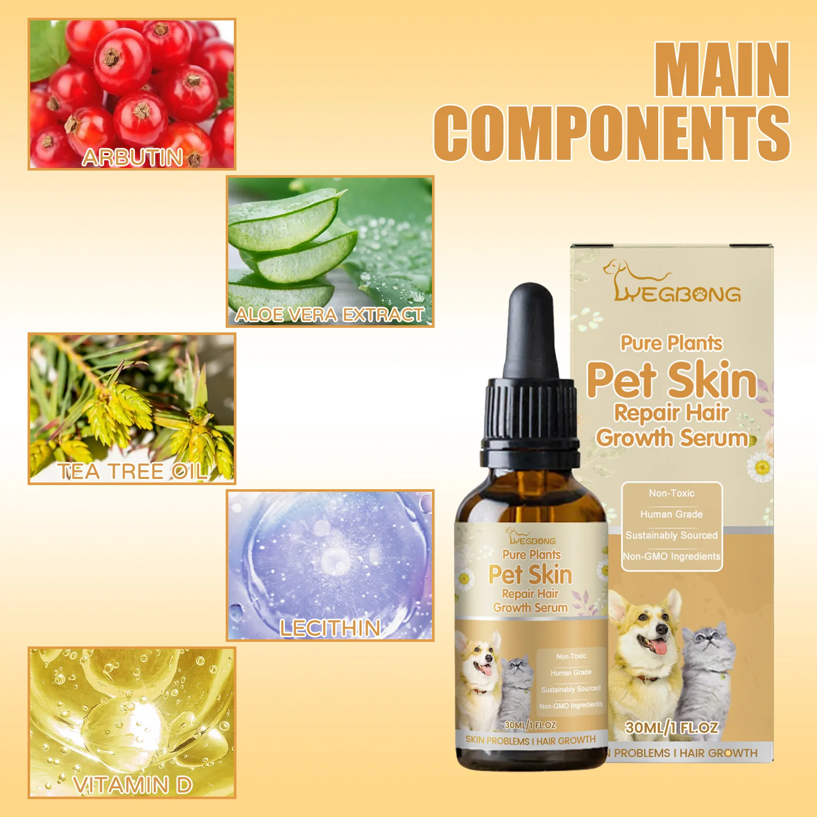 Pet Moss Essence Anti-Itch Anti-flea Mites Ticks Spray For Cat And Dog Skin Problems Pet Healthy Care pet anti flea spray