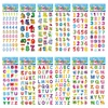 5 Sheets Kids Stickers Puffy Stickers for Children Birthday Christmas New Year Gift for Girl Boy Scrapbooking Cartoon Stickers 6
