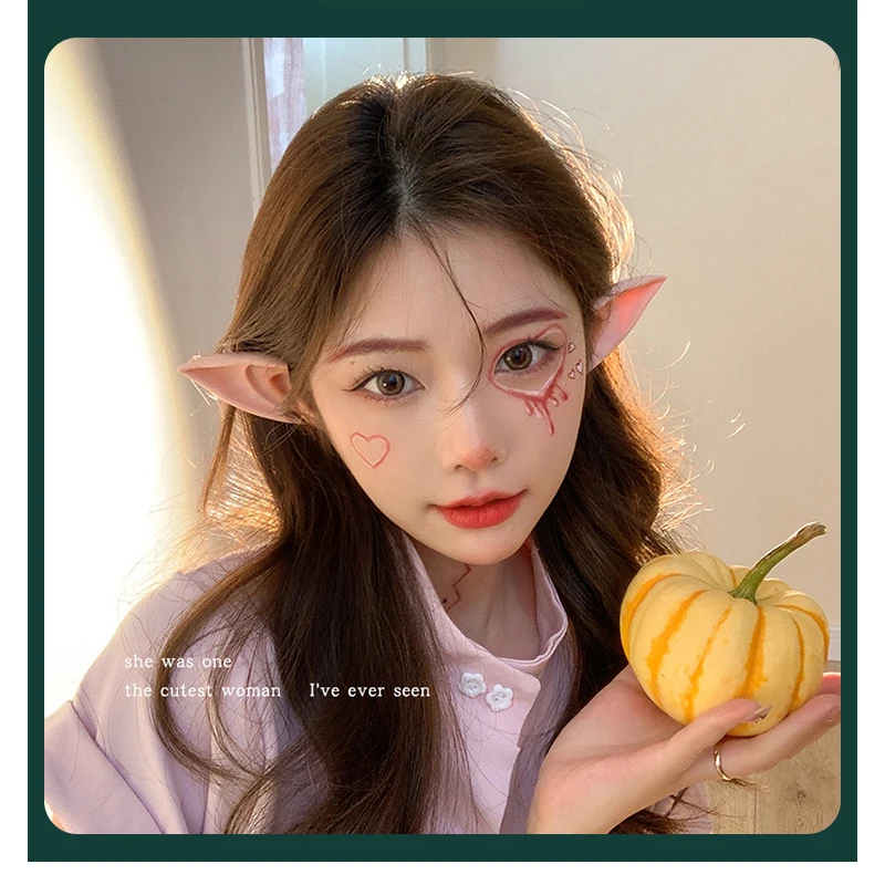 Party Decoration Latex Ears Fairy Cosplay Costume Accessories Angel Elven Elf Ears Photo Props Adult Kids Toys Halloween Gifts