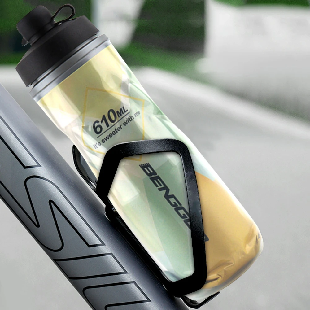 610ml Insulated Bike Water Bottle Leak-Proof Squeeze Sports Bottle Keep Water Cooler Cycling Water Bottle Cycling Equipment 3