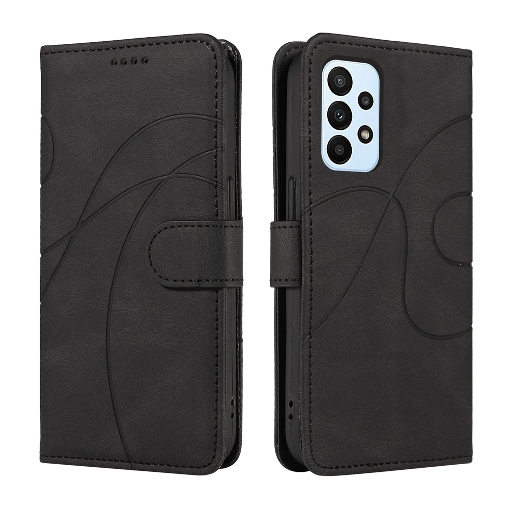 Premium Magnetic Leather Wallet Phone Case - 5G Compatible Cover
