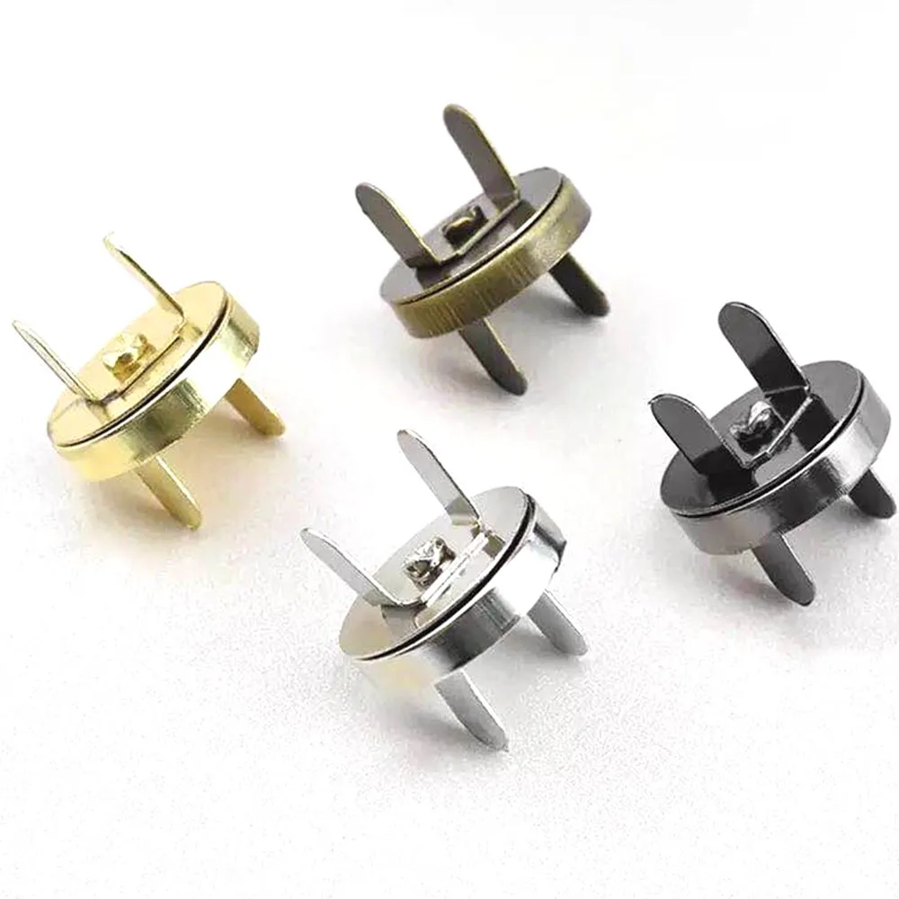 

10set/Pack Strong Magnetic Snap Fasteners Clasps Buttons For Handbag Purse Wallet DIY Accessories 14mm/18mm