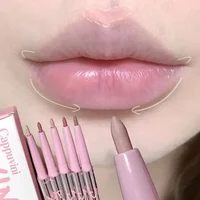 Lipliner Pencil Matte Velvet Lip Liner Pen Outline Lip Shape Lipstick Pen Waterproof Lasting Non-stick Cup Nude Lip gloss Makeup 1