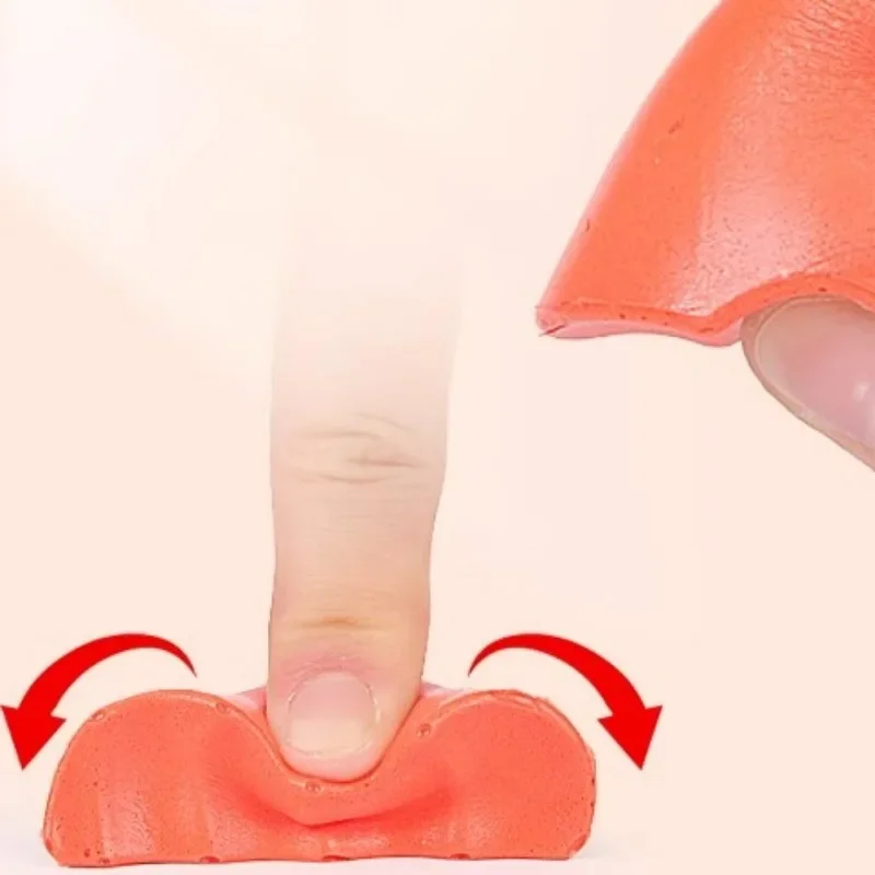 High Elasticity PU Foam Forefoot Pad Solid Color Soft Cushioning Insole High Heels Pointed Round Head Antiwear Front Foot Pads