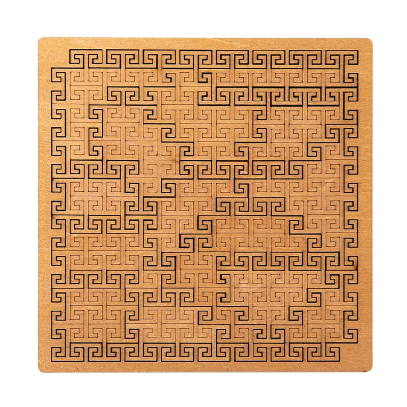 Challenging Wooden Brain-Teaser Puzzle for Adults - Ten Levels of Difficulty