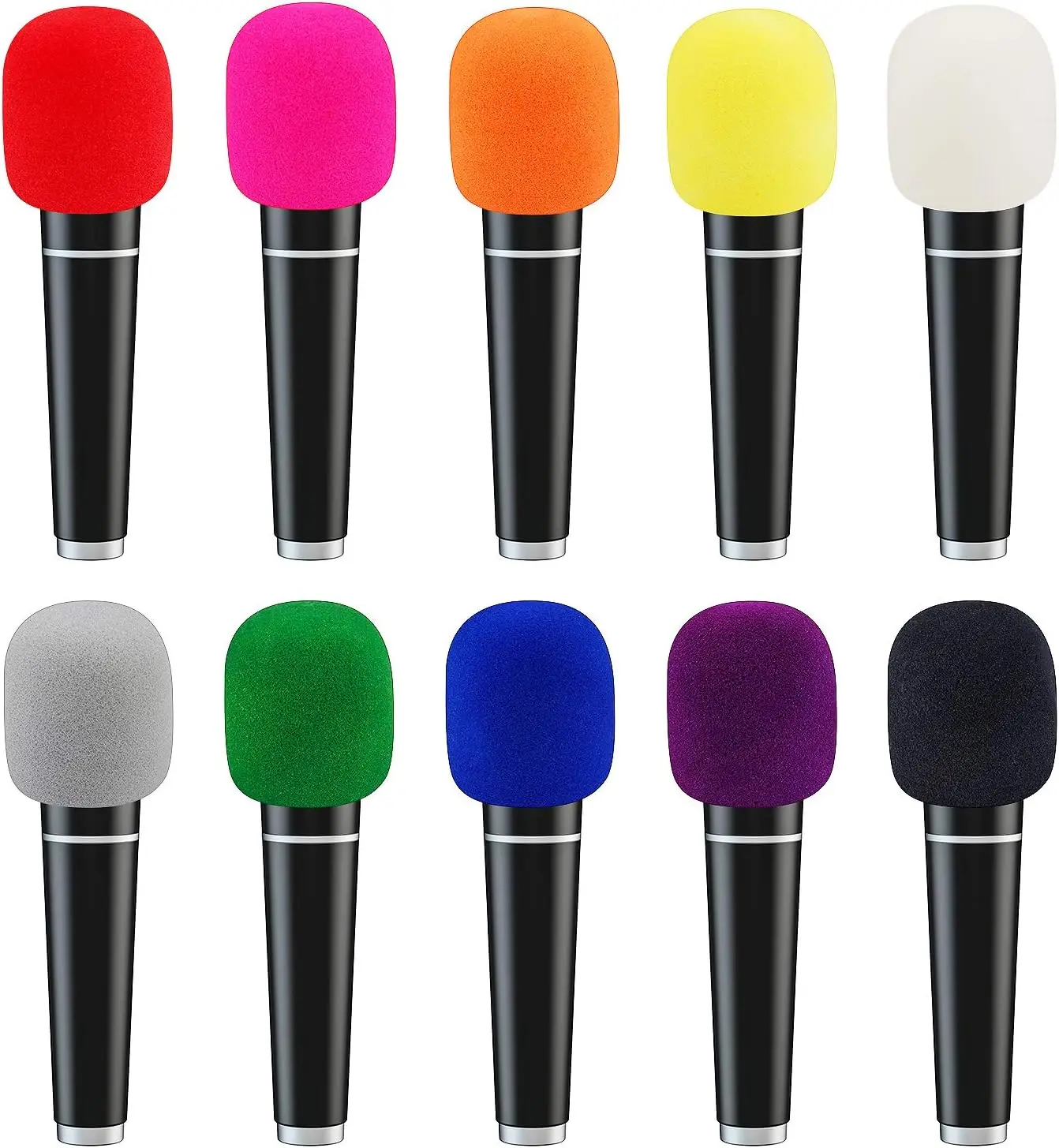 Microphone Foam Mic Cover Thicken Professional Studio WindScreen Protective Grill Shield Soft Sponge Microphone Cap