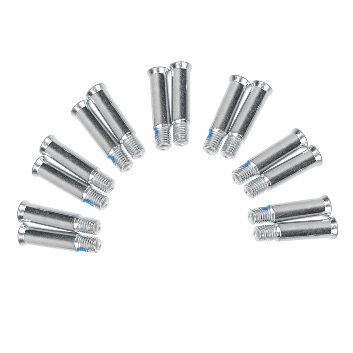 

14 шт. 35 мм Винтовые гайки для коньков Замена Металлической оси для роликовых коньков (серебристый)