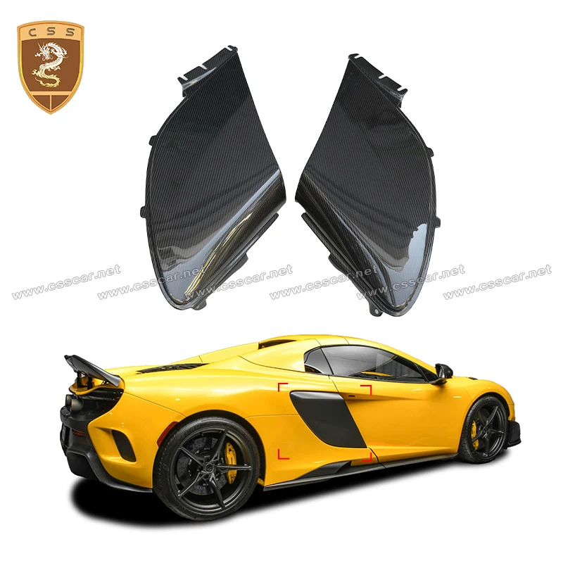 

2Pcs Car Side Air Vents For New McLaren 675 OEM Parts Auto Rear Fender Vents Protective Decoration Kit Accessories Free Shipping