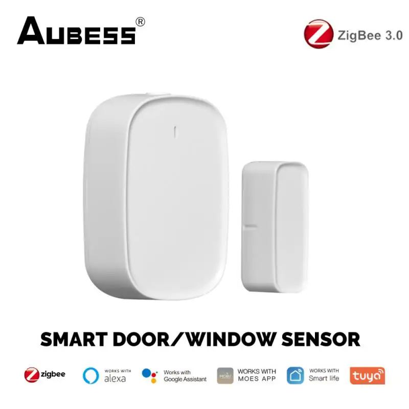 

Датчик двери Tuya ZigBee с умным окном, детектор открытия/закрытия дверей, работает с Alexa Google Home Smart Life