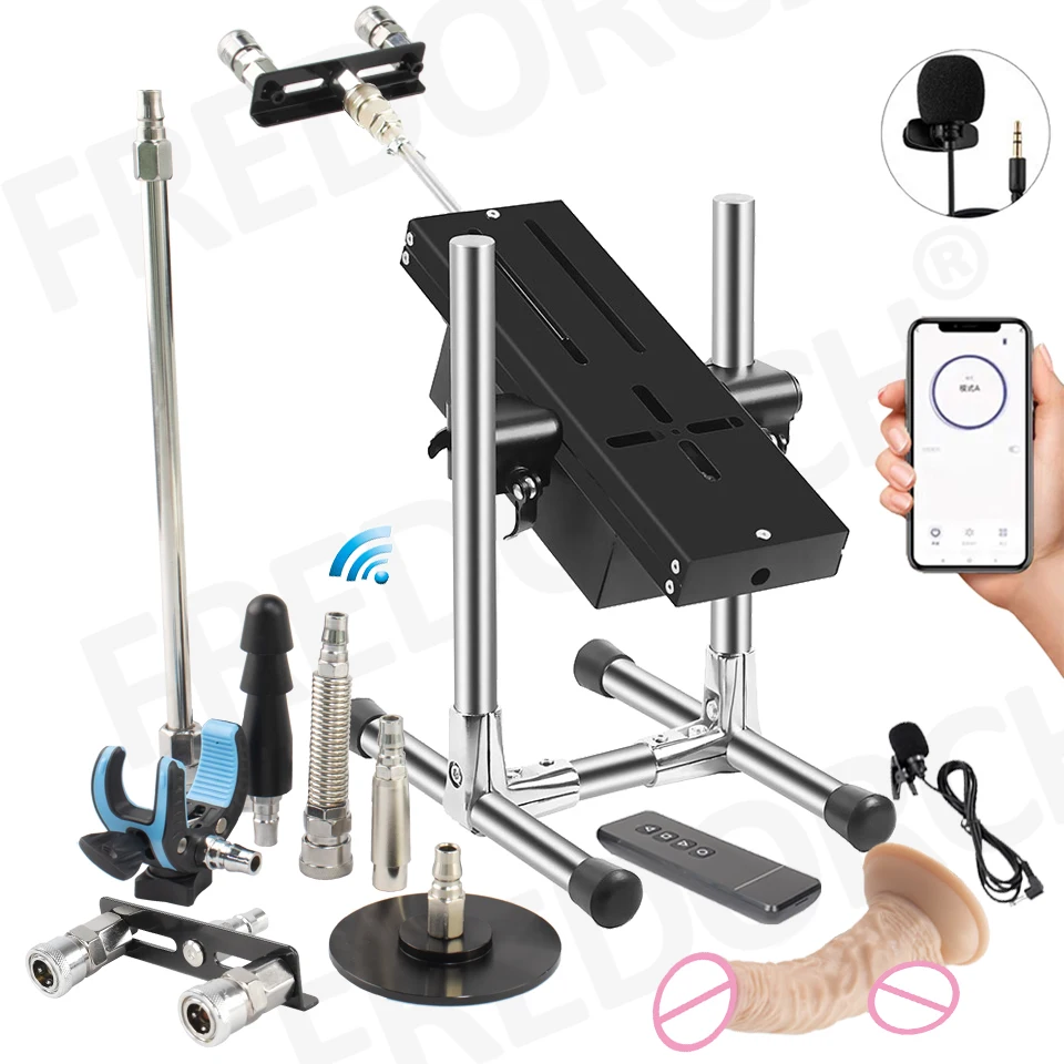FREDORCH NEW Sex Machine With MORE Attachments Vibrator Sex Toys for Adult Men Women Vagina Female Masturbation MACHINE