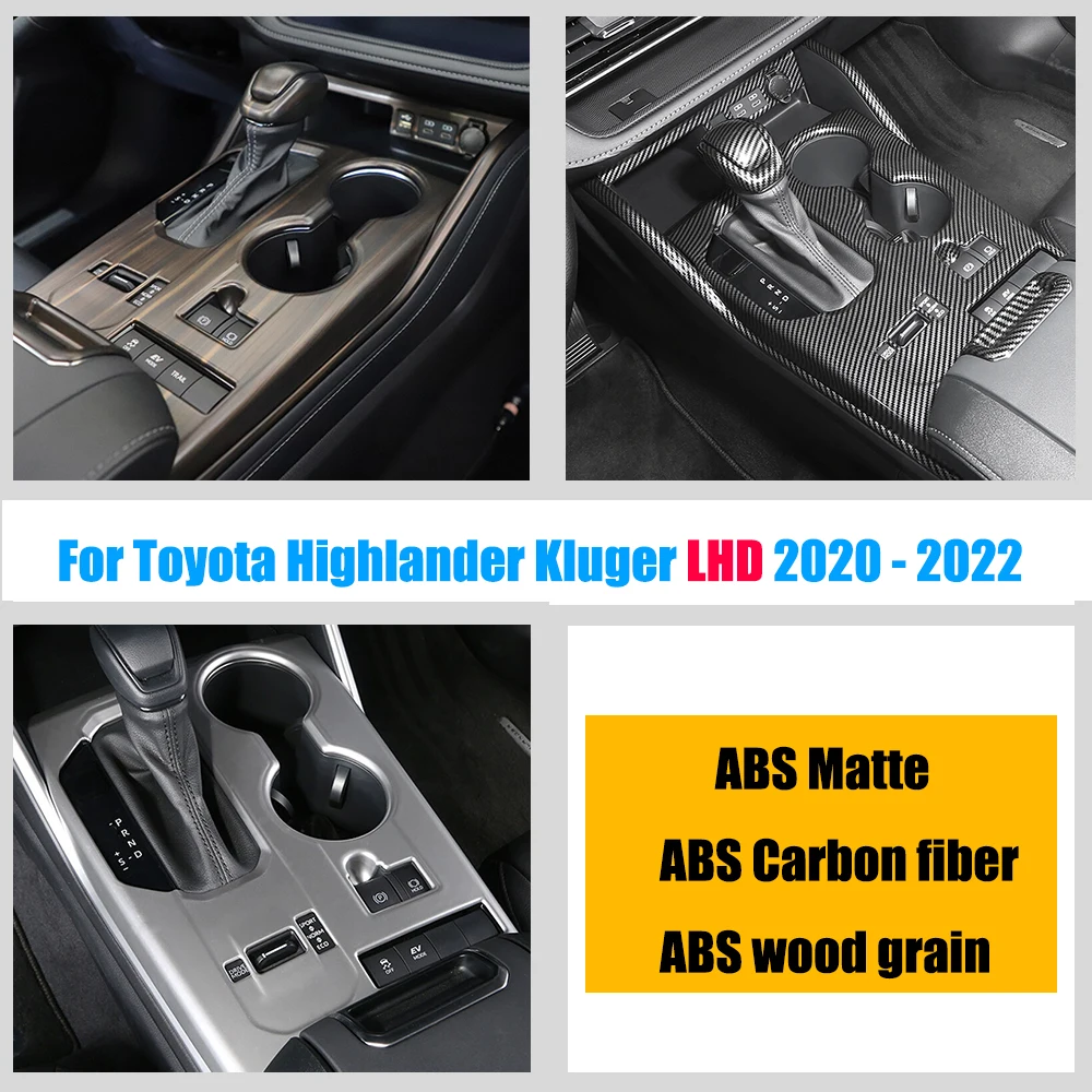 

Для Toyota Highlander Kluger 2020 2021 2022 ABS фоторамка панель декоративная крышка отделка LHD аксессуары для стайлинга