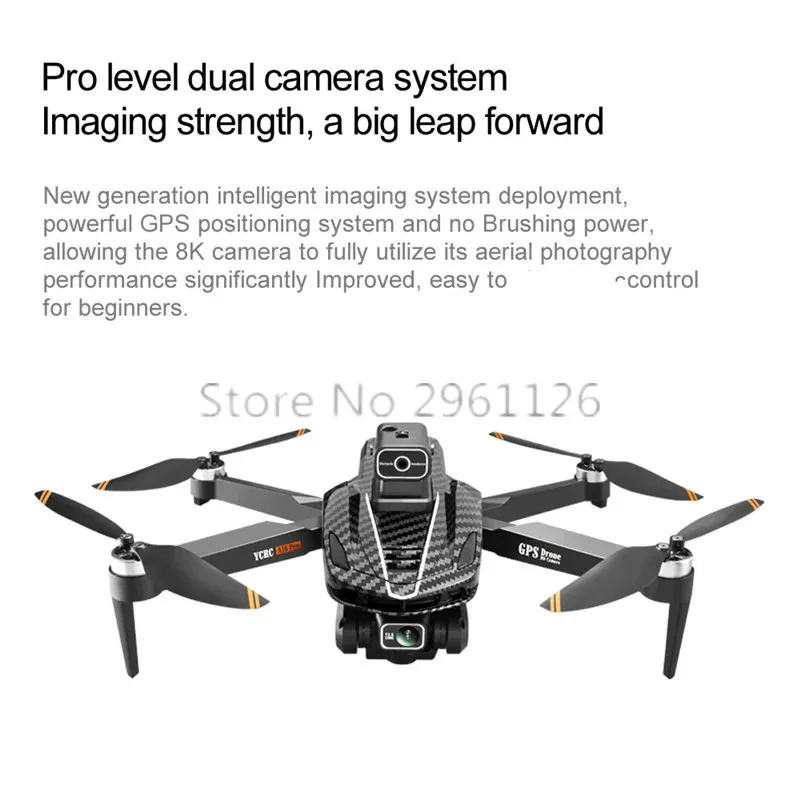 스마트 장애물 회피 RC 드론, 8K 듀얼 카메라, GPS, FPV, 브러시리스 파워, 광학 플로우 호버, 자동 리턴, 라디오 제어 쿼드콥터 장난감