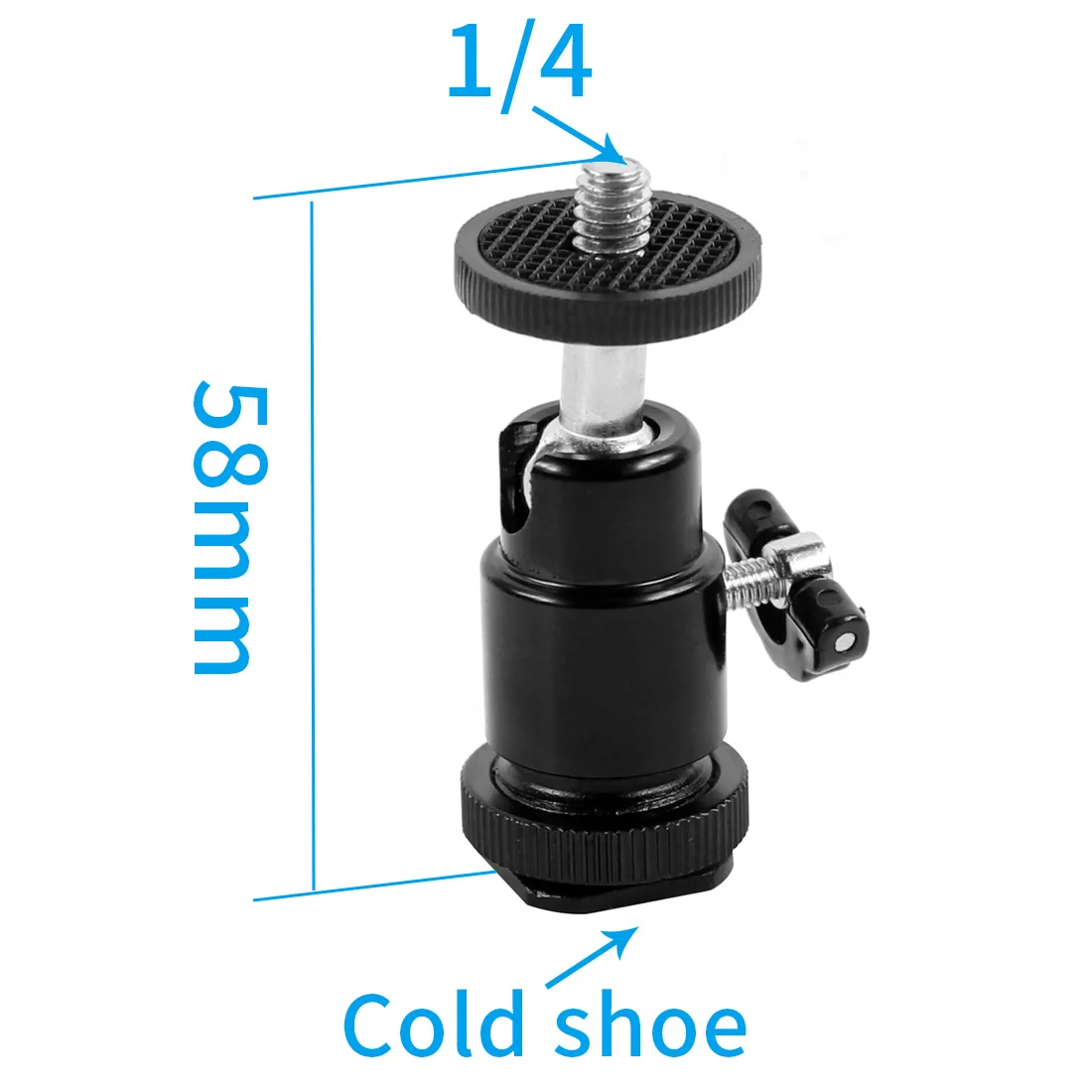 Super Clamp Mount Holder with Tripod Ball Head Adapter for Gopro For Insta360 DS