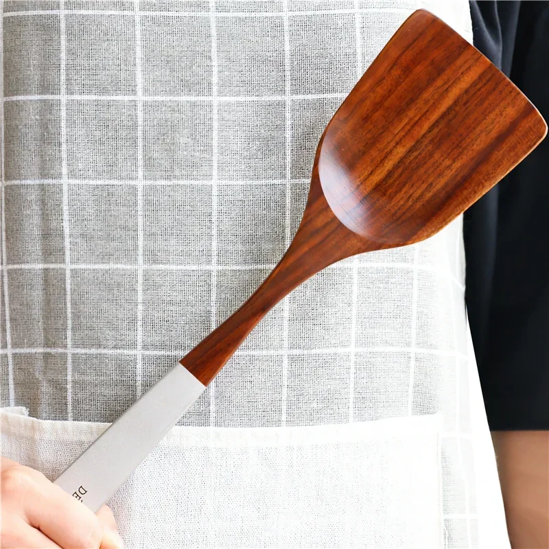 Solid Wood Cooking Tool Teak Spatula Rice Scoop Kitchen Supplies