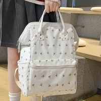 Cherry Printing Woman Backpack 2023 New Cute Schoolbag Student Book School Bag For Teenage Girls Boys High Quality Rucksack 2