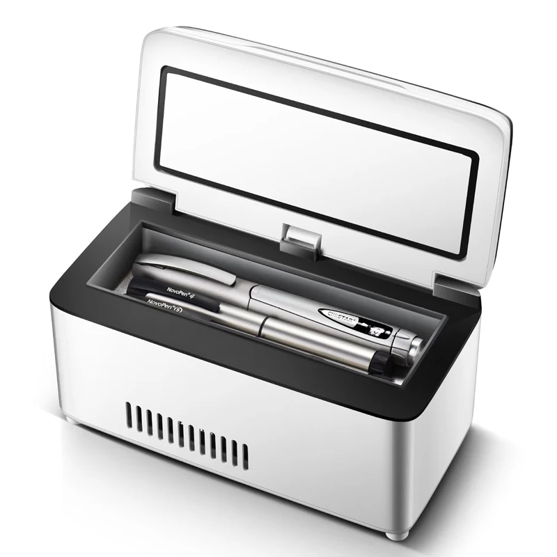 Insulin Refrigerator Car Fridge Portable Drug Cold Box Temperature Adjustable Medicine Syringe Cooling Storage Container camping refrigerator