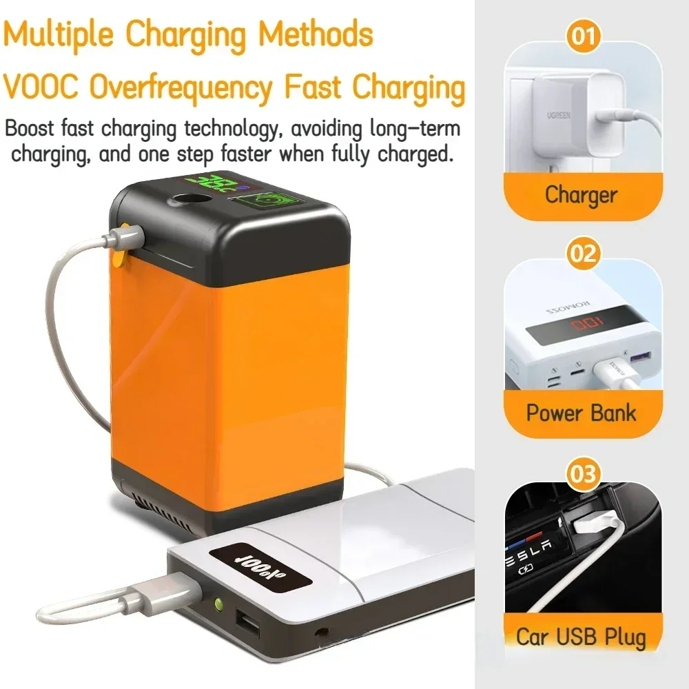 Portable Electric Shower Pump Outdoor Camping Shower Portable Electric Shower Pump IPX7 Waterproof with Digital Display for Camping Travel Beach Dormitory