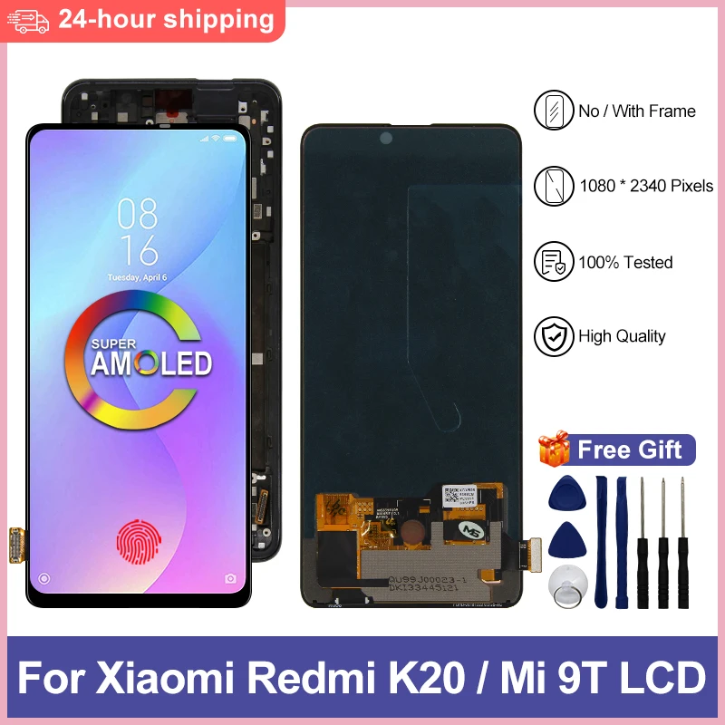 AMOLED For Xiaomi Redmi K20 Pro LCD Display Redmi K20 Screen Digitizer