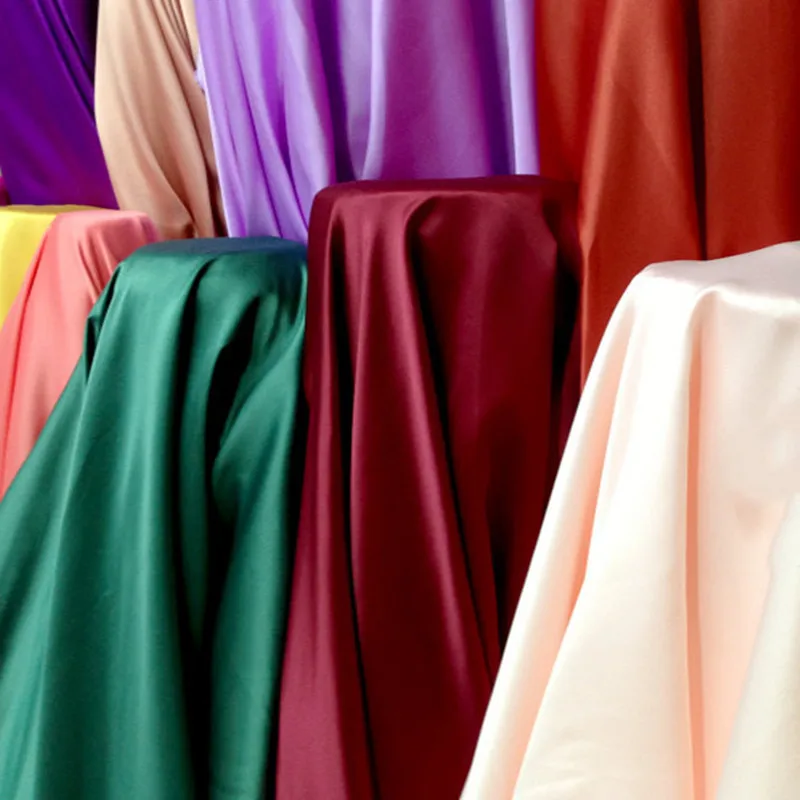 Polyester Brocade Satin Fabric Fabric Meter Satin Satin Fabric Big