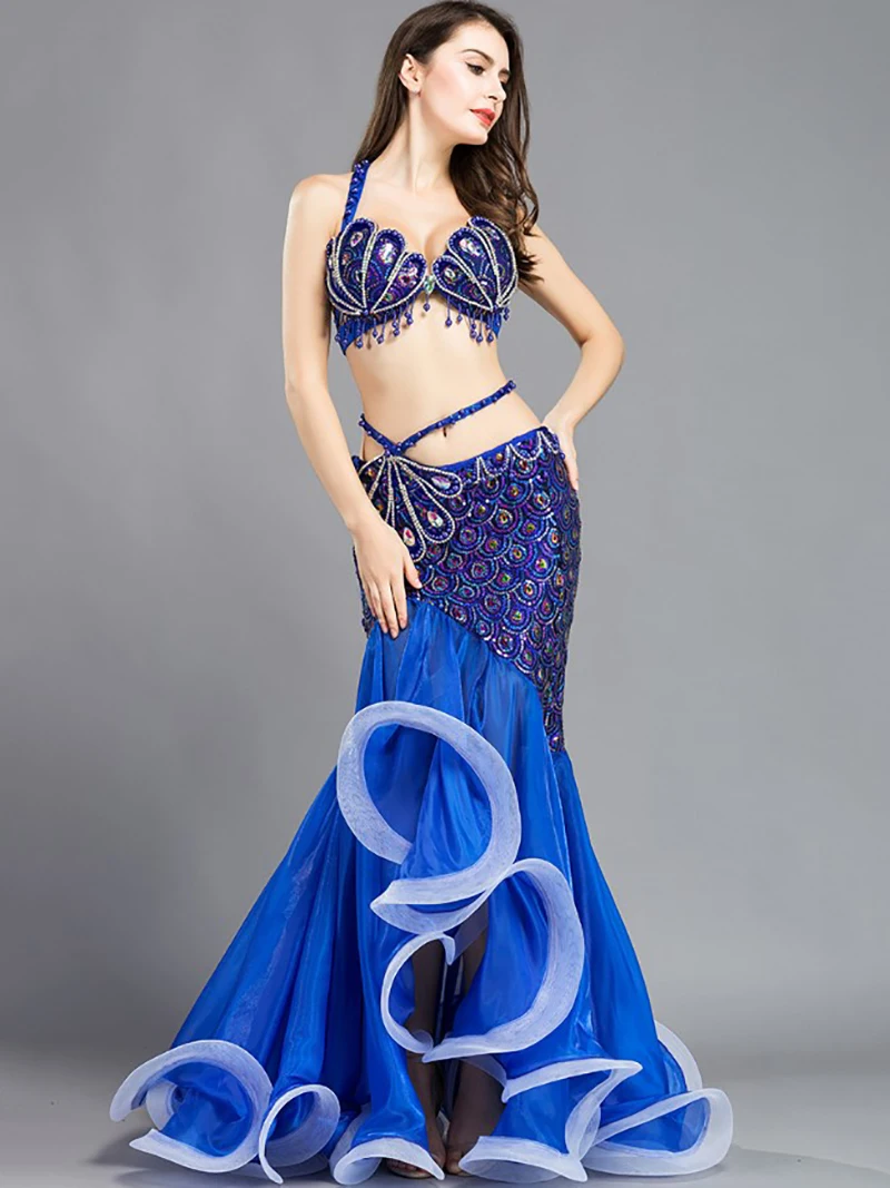 

Belly Dance Costume for Women 2024 New Set of Oriental Dance Stage Performance Goddess High end Sexy Inspiration Dancewear