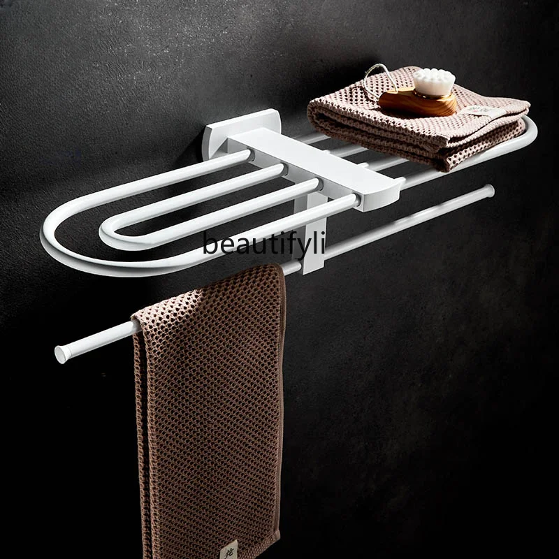 

yj Copper Bathroom Rack Bathroom Hardware Pendant Storage Wall Mount Towel Hanging