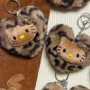 Pendentif poupée léopard rétro, jouet animé Kawaii, accessoires de sac de mode, cadeaux de noël 1