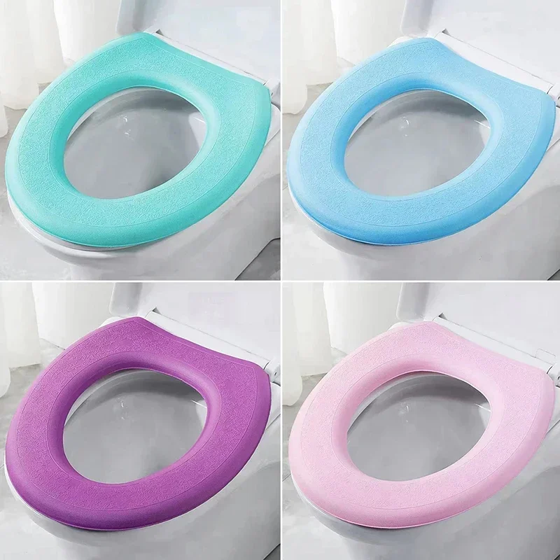 O-shape Toilet Seat Cover Washable Closestool Mat Toilet Cover Accessories toilet seat cover
