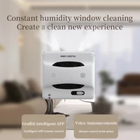 2024 Window Cleaning Robot Cleaner Dural Roller, Spot Clean, 30ML Water Tank Two sides 3 Holes Automatic Spary, Tuya App Control 2