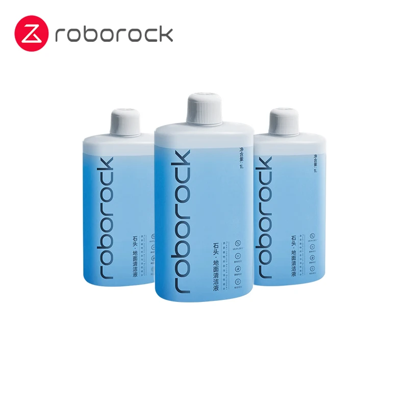 Original Floor Cleaning Solution for Roborock S7 MaxV Ultra/Dyad/S7 Vacuum Cleaner Spare Parts 1L Robot Mops  Antibacterial