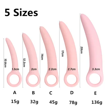 5 Size Anal Plugs Silicone Butt Plug G Spot Prostata Massage Adult Sex Toys For Men Gay Women Anus Dilator Buttplug Masturbator 2