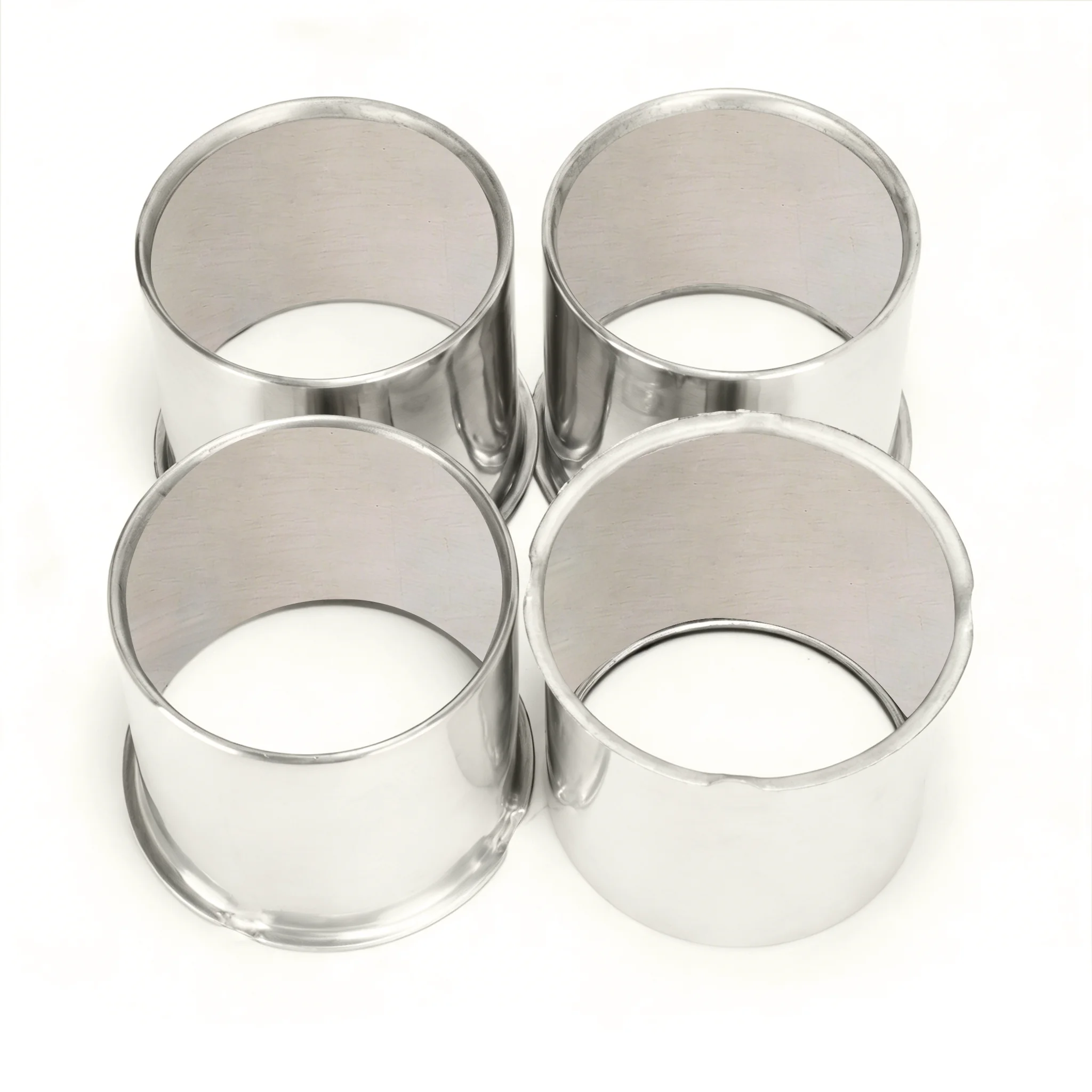 CFPerformance 1/4 Stück 130mm (5,15 Zoll) Aluminium Offene Durchsteck-Zentralkappen für Auto-Zubehör Styling Anhänger-Radnabenkappen – Detail 9
