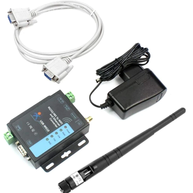 

USR-W610 SSL HTTPS Serial RS232 Wireless Server Converter Built In Web Server EU Plug