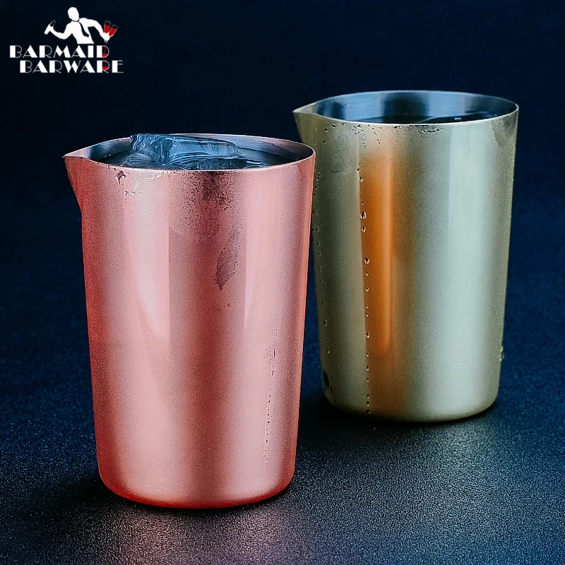 

500ml Stainless Steel Stirring Tin Mixing Glass Preferred by Pros and Amateurs Alike, Make Your Own Specialty Cocktails Bar Tool